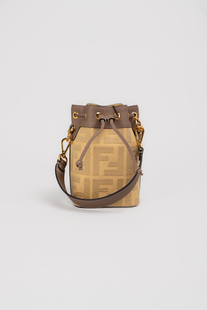 Сумка 12 см пісочний текстиль 042845