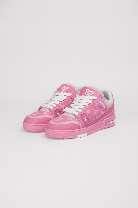 Кроссовки trainer sniaker розовая кожа 041979