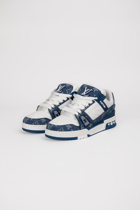 Кроссовки trainer sniaker джинс кожа 041981