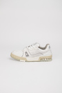 Кроссовки trainer sniaker серое лого белая кожа 041983