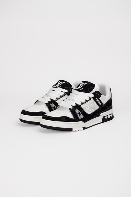 Кросівки trainer sniaker чорний джинс 041984