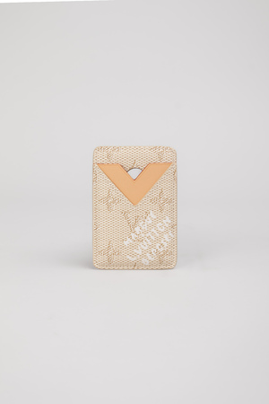 Card holder бежевая кожа 042882