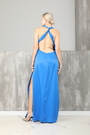 Сукня синій текстиль 018607