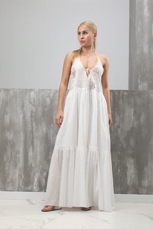 Сукня білий текстиль 019798