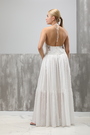 Платье белый текстиль 019798