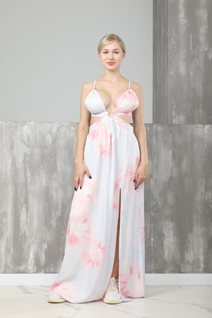 Платье топ + юбка молочный текстиль 021015