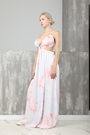 Сукня топ + юбка молочний текстиль 021015