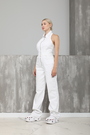 Комбінізон білий текстиль 021026