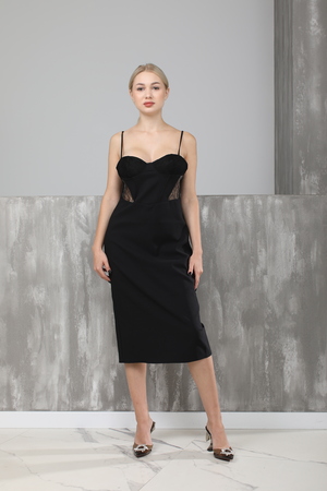 Сукня чорний текстиль 021094