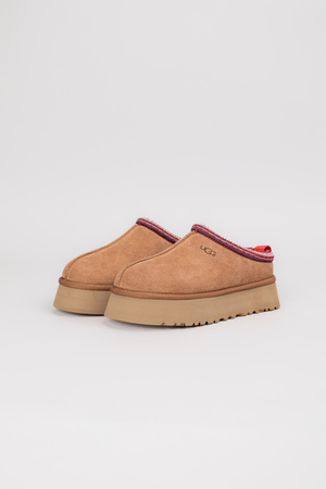 Ugg біло-червона вишивка рудий замш 023465