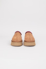 Ugg біло-червона вишивка рудий замш 023465