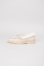 Лофери beige хутро бежевий замш 023630