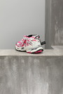 Кросівки рожево-білі текстиль 023636
