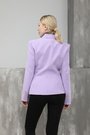 Пиджак 6 пуговиц золотые фиолетовый текстиль 023747