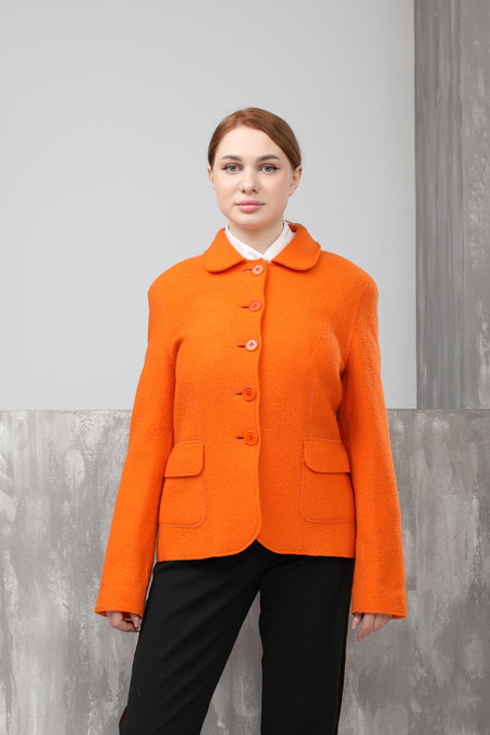 Пиджак 5 пуговиц оранжевый 024518