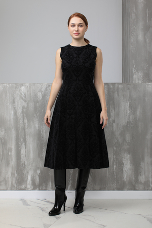 Сукня абстракція чорна 024521