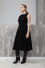 Сукня абстракція чорна 024521