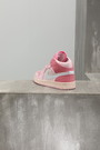 Кросівки вис.air jordan рожева шкіра 025308