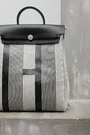 Сумка прямоугольная рюкзак принт серый текстиль 025444