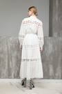 Сукня довга біла текстиль 025754