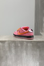 Спорт кроссовки,высокие джордан розовая кожа 026073
