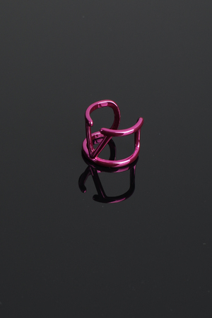 Кольцо розовое лого розовое 026302
