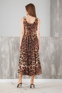 Платье монограмм леопард коттон 030537