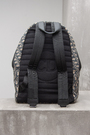 Рюкзак монограм лого 40на32см чорний текстиль 030743
