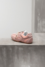 Кросівки miu miu+new balance рожевий текстиль 031190