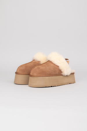 Ugg біле хутро руда замша 032310