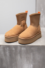 Ugg высокие бежевый замш 032351