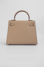 Сумка 25см 1 ручка беж кожа 032876