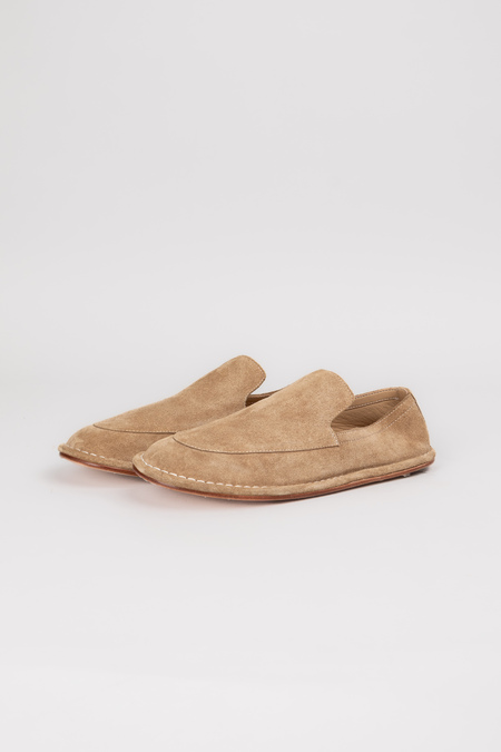 Лоферы коричневый замш 034882