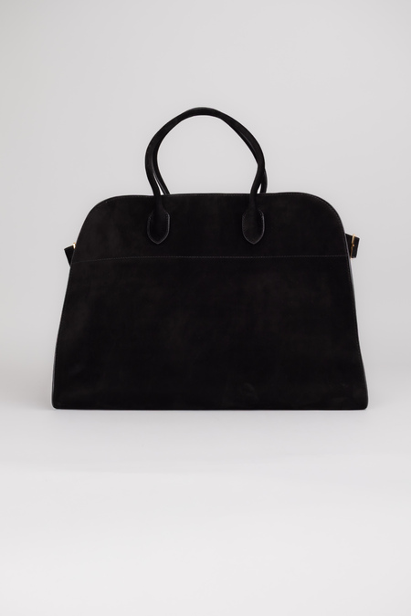 Сумка 43 см коричневая замша 036353