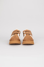 Ugg 2 застібки хутро світло-коричневий еко-замш 037389