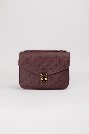 Сумка золоті аксесуари коричнева шкіра 037498