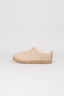 Ugg біле хутро низькі бежева замша 037637