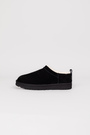 Ugg біле хутро низькі чорна замша 037638