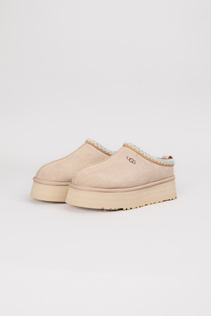 Ugg біло-блакитна вишивка бежевий замш 037738
