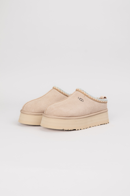 Ugg біло-блакитна вишивка бежевий замш 037738