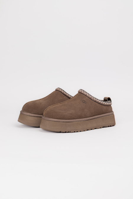 Ugg біло-коричнева вишивка темно-коричневий замш 037739