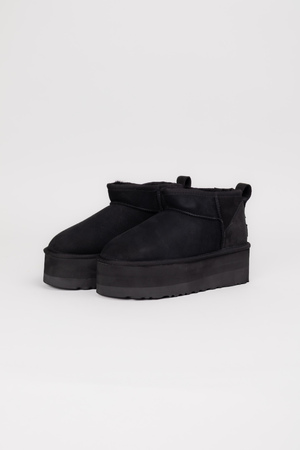 Ugg середні чорний замш 037779
