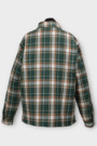 Куртка клітинка рожеве лого зелений котон 037818