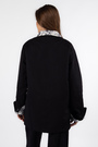 Куртка гудзики комірець чорний  j19 котон 037904
