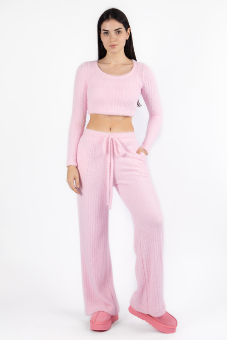 Костюм кофта+брюки розовый 037932