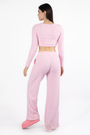 Костюм кофта+брюки розовый 037932