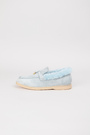 Лофери sky blue хутро небесно блакитний замш 037954