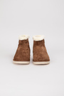 Ugg біле хутро коричневий замш 037955