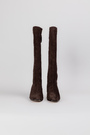 Чоботи темно-коричневий замша 037987