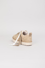 Ugg кросівки висока підошва біле хутро коричнево-білий замш 038006